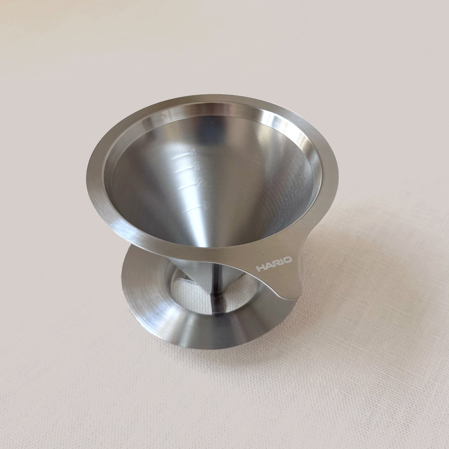 New Double Mesh Metal Dripper Silver