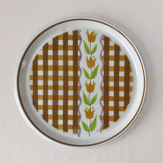 1970's 'Country Gingham' Serving Plate