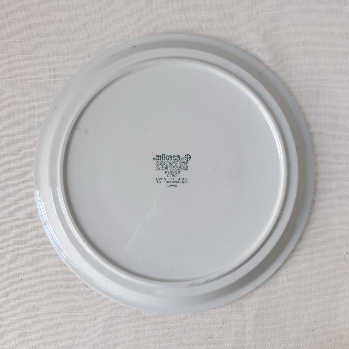 1970's 'Country Gingham' Serving Plate