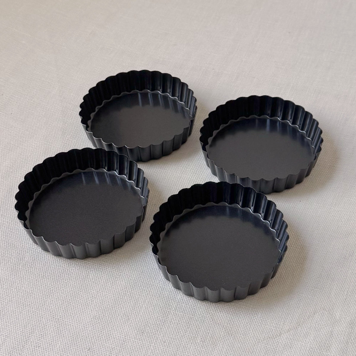 New Mini Quiche/Tart Pan Set of 4