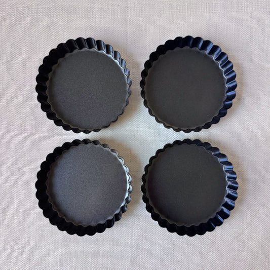 New Mini Quiche/Tart Pan Set of 4