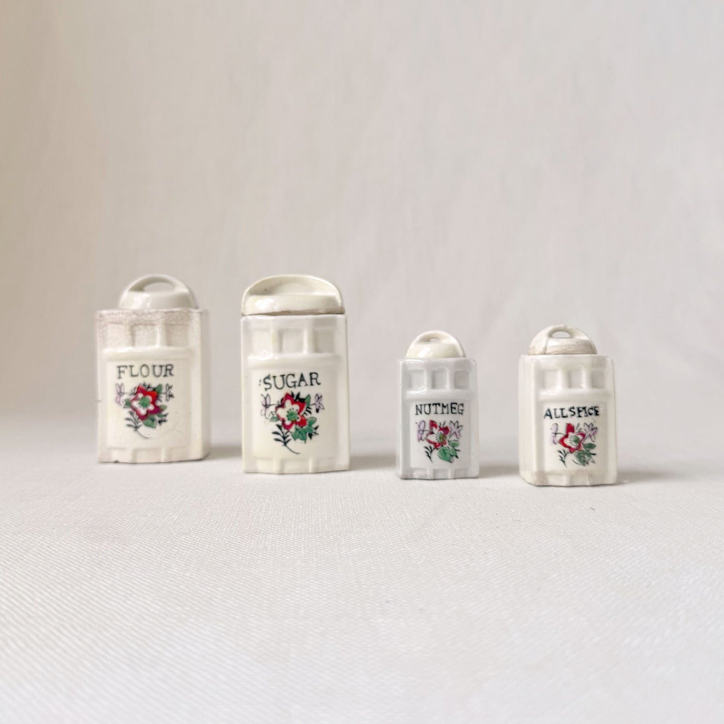 1930's Miniature Spice Jars