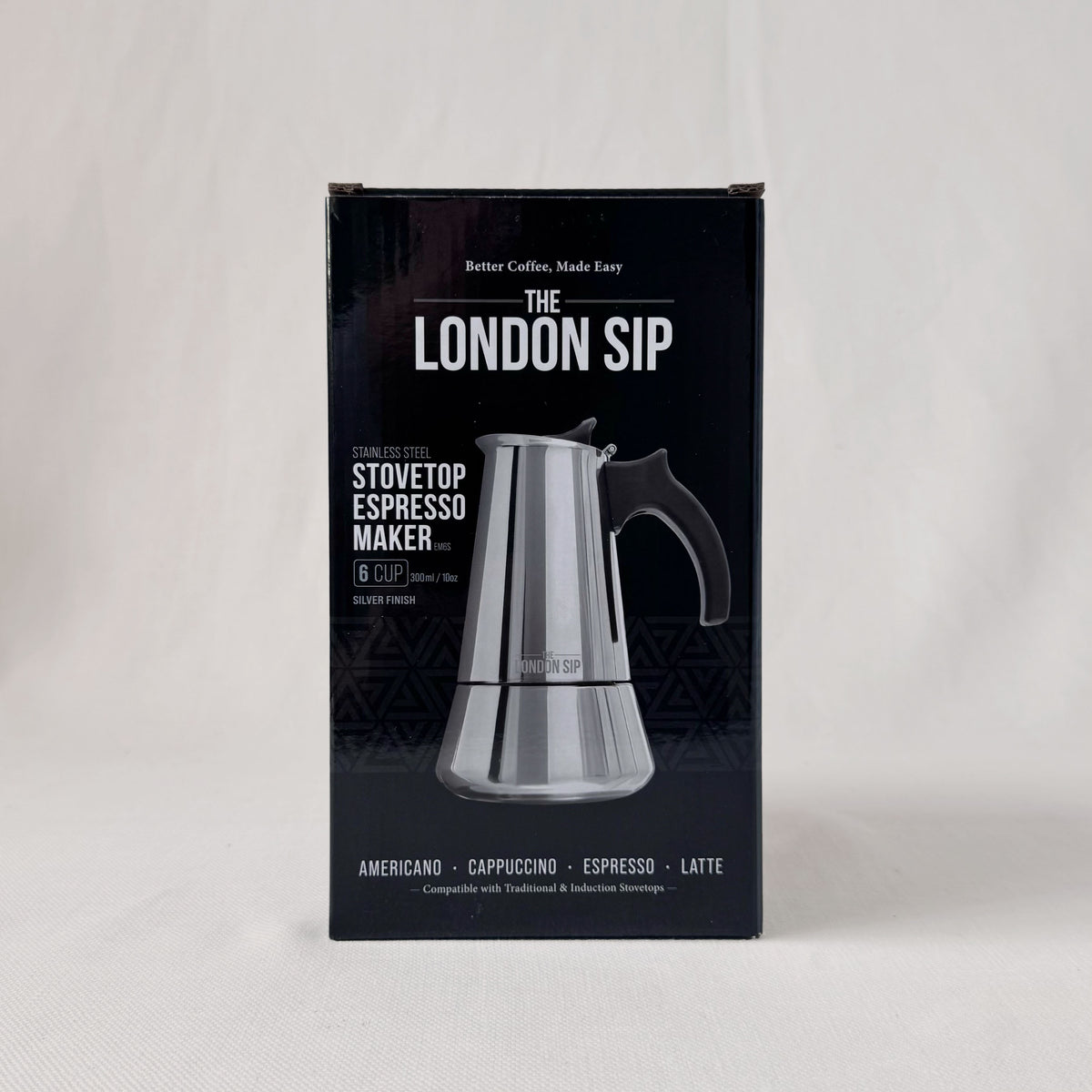 New London Sip 6 Cup Espresso Maker Moka Pot