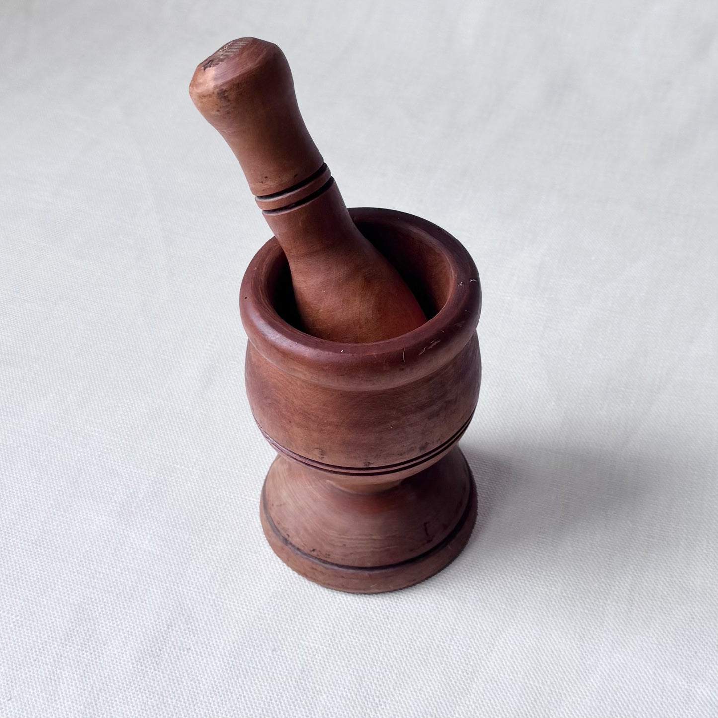 Wooden Mortar & Pestle