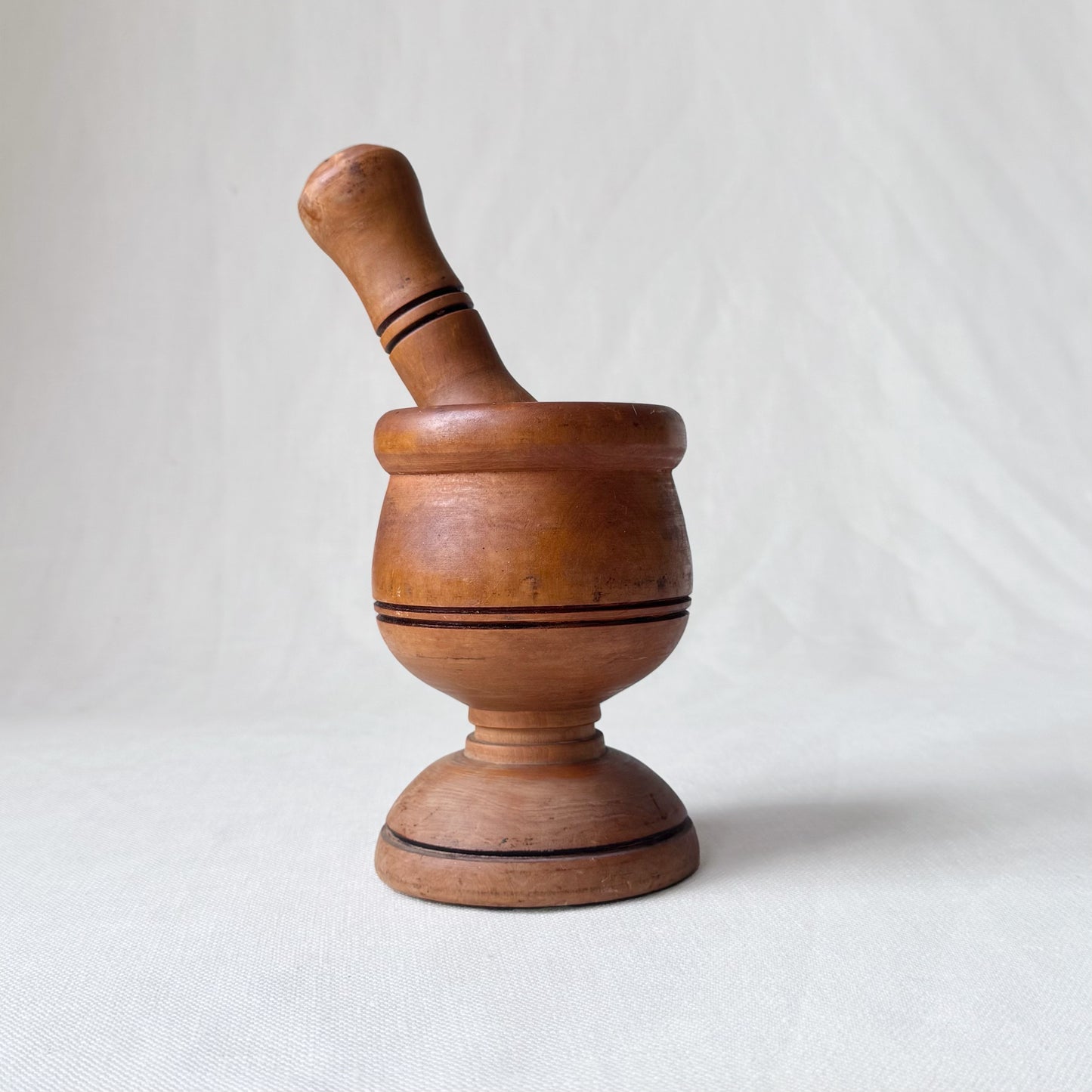 Wooden Mortar & Pestle