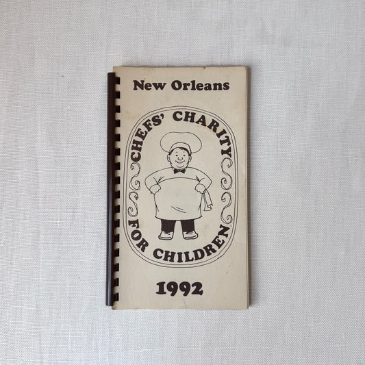 1992 'New Orleans Charity For Children' Cookbook