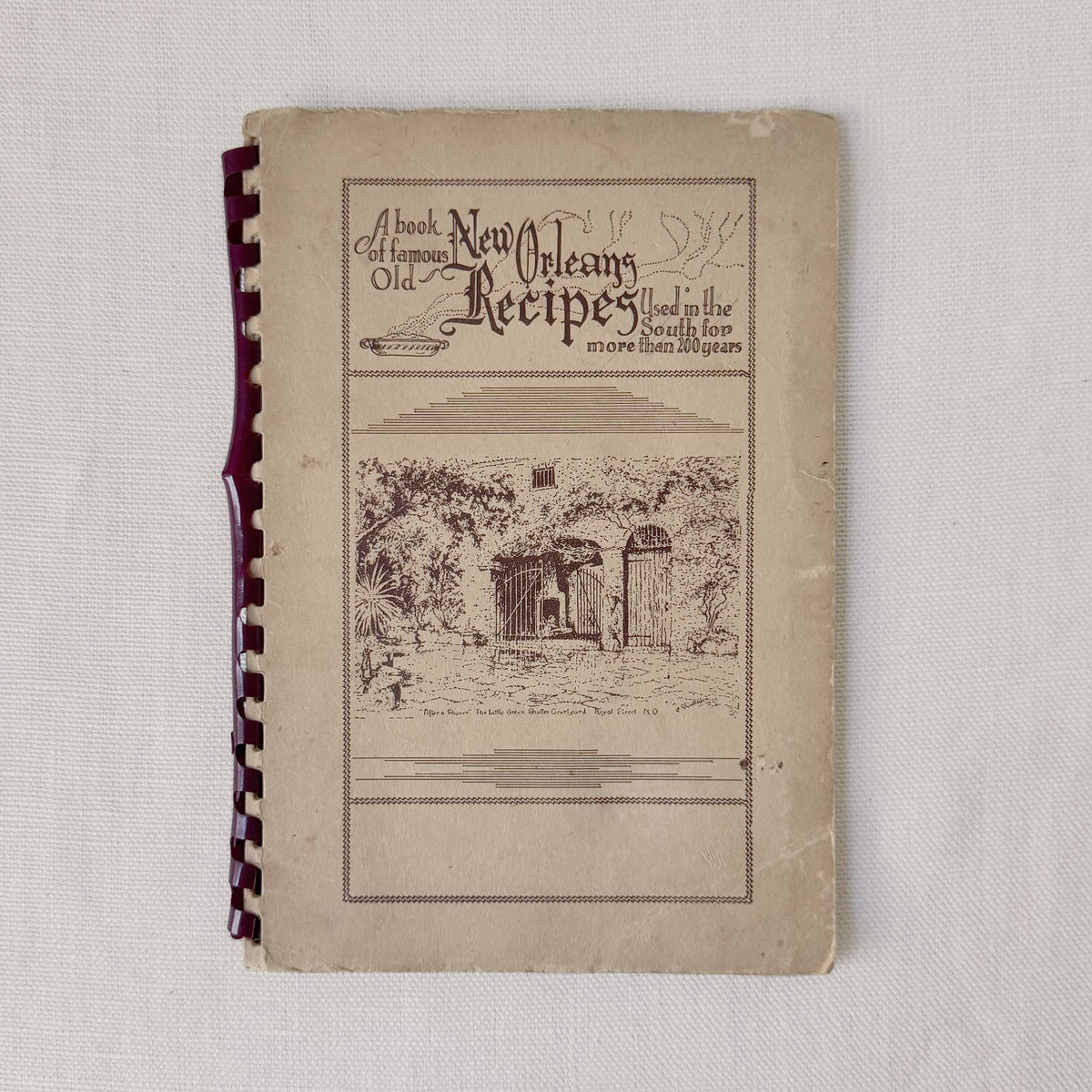 1940's/50's 'Old New Orleans Recipes...’ Vintage Cookbook