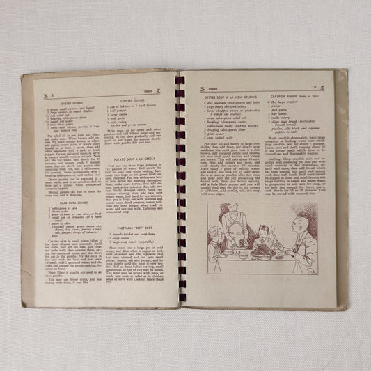 1940's/50's 'Old New Orleans Recipes...’ Vintage Cookbook