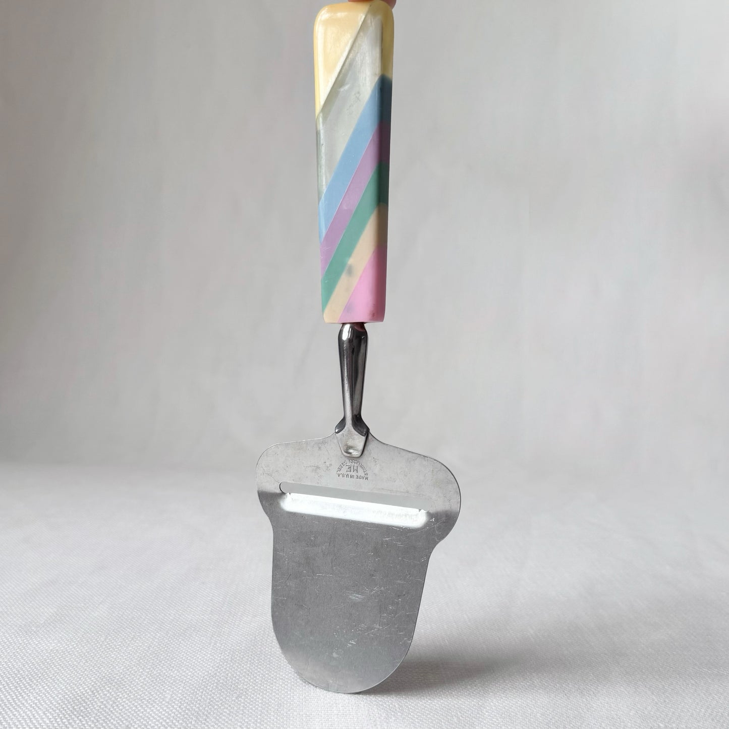 Pastel Striped Cheese Slicer