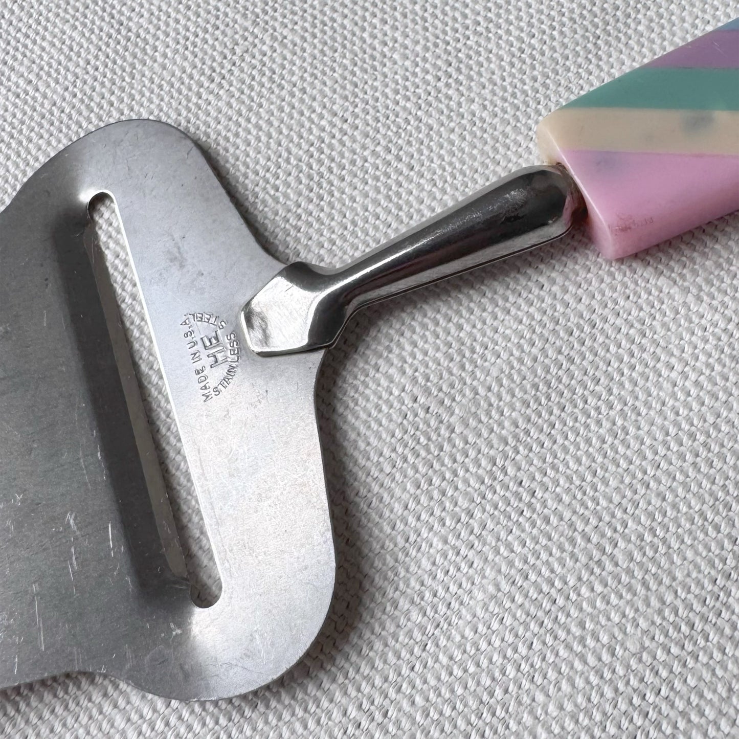 Pastel Striped Cheese Slicer