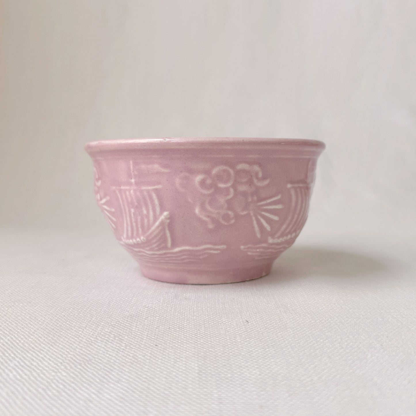 1930's 'Robinson Ransbottom' Zephyrus Pink Stoneware Bowl