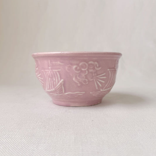 1930's 'Robinson Ransbottom' Zephyrus Pink Stoneware Bowl
