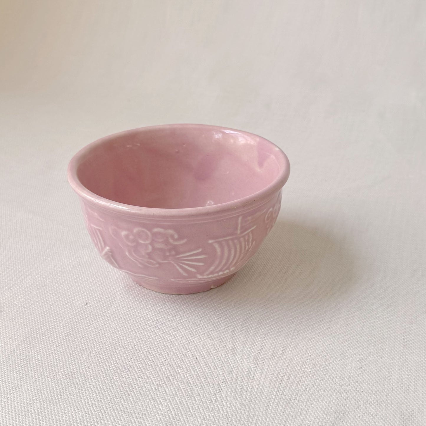1930's 'Robinson Ransbottom' Zephyrus Pink Stoneware Bowl