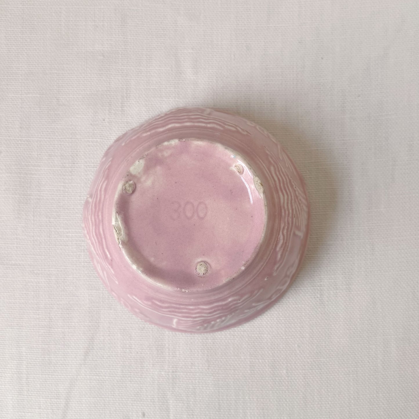 1930's 'Robinson Ransbottom' Zephyrus Pink Stoneware Bowl