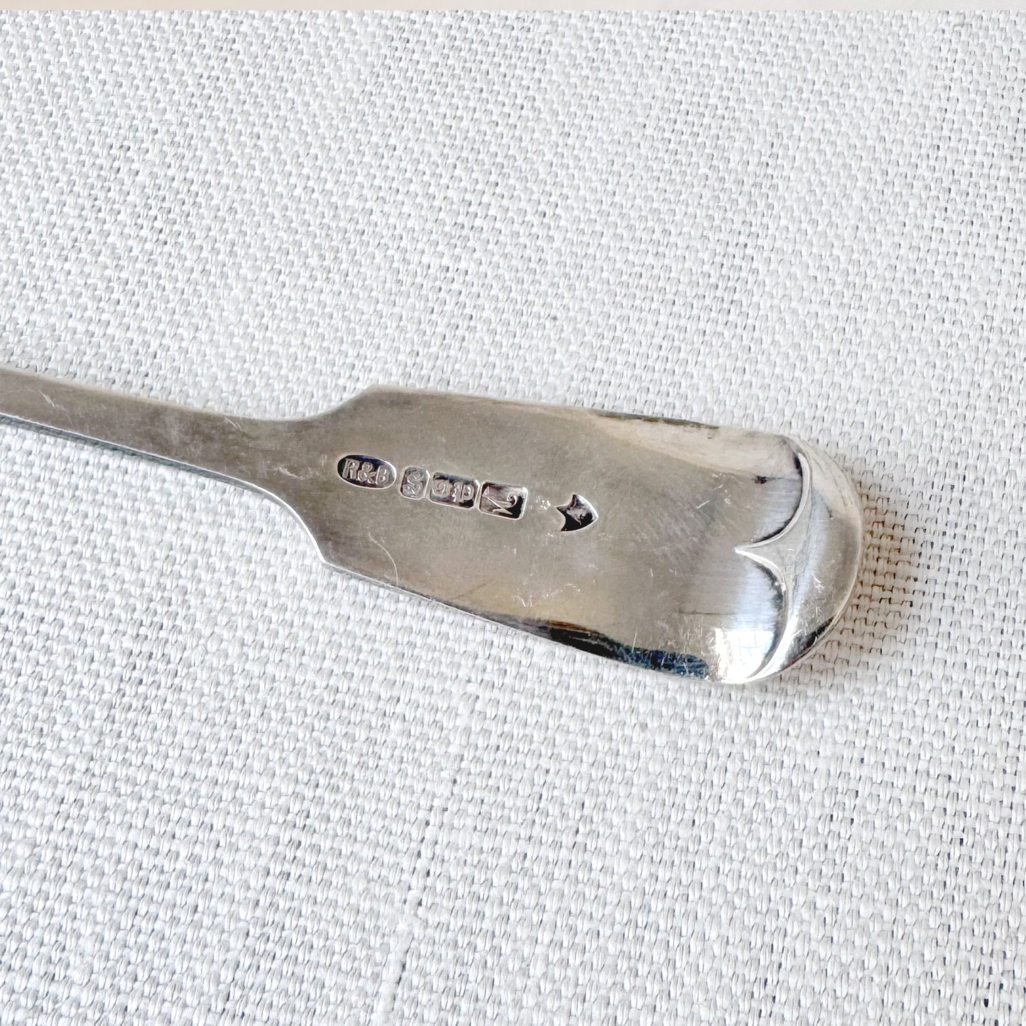 R & B Silver Plate Serving Spoons