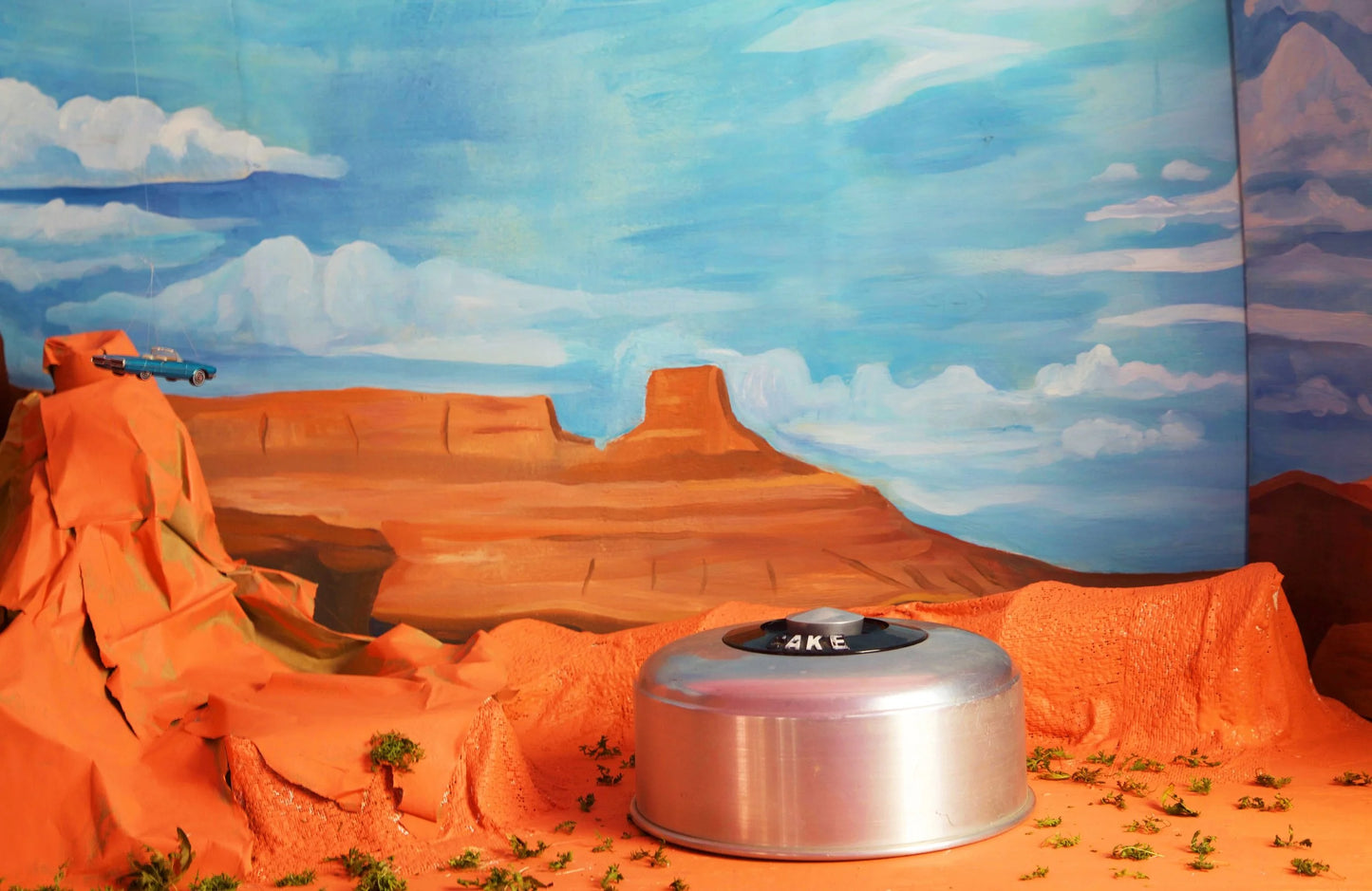 MCM 'Cake' Aluminum Cloche