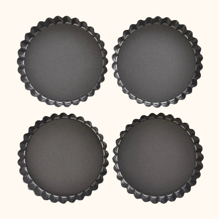 New Mini Quiche/Tart Pan Set of 4