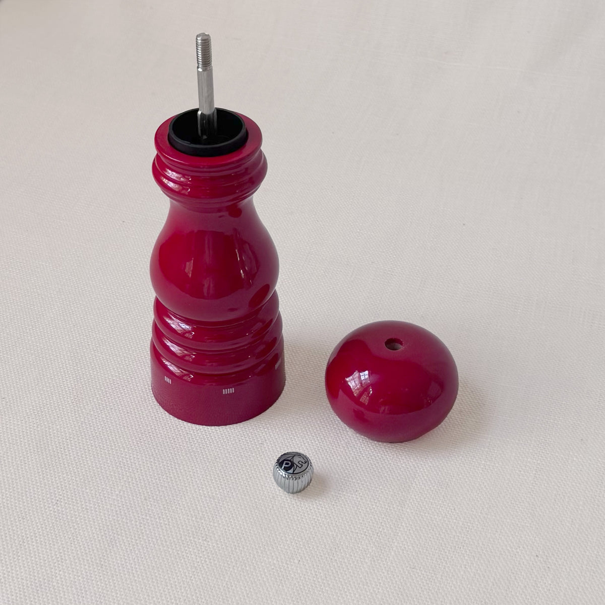 New Peugeot Red Gloss 7" Pepper Mill