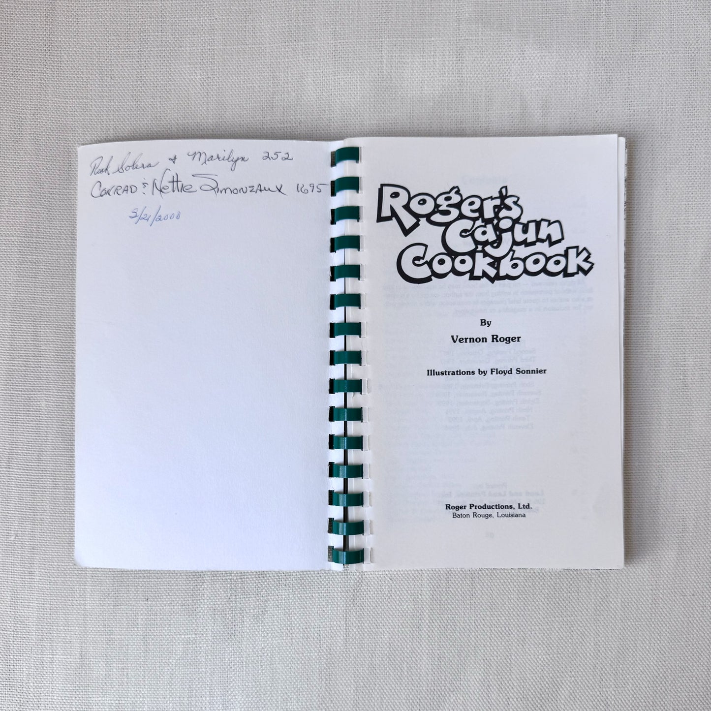 Roger's Cajun Cookbook