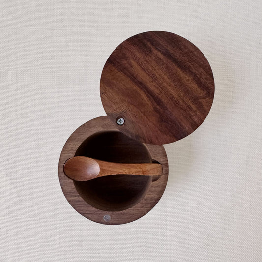 New Wooden Salt Cellar