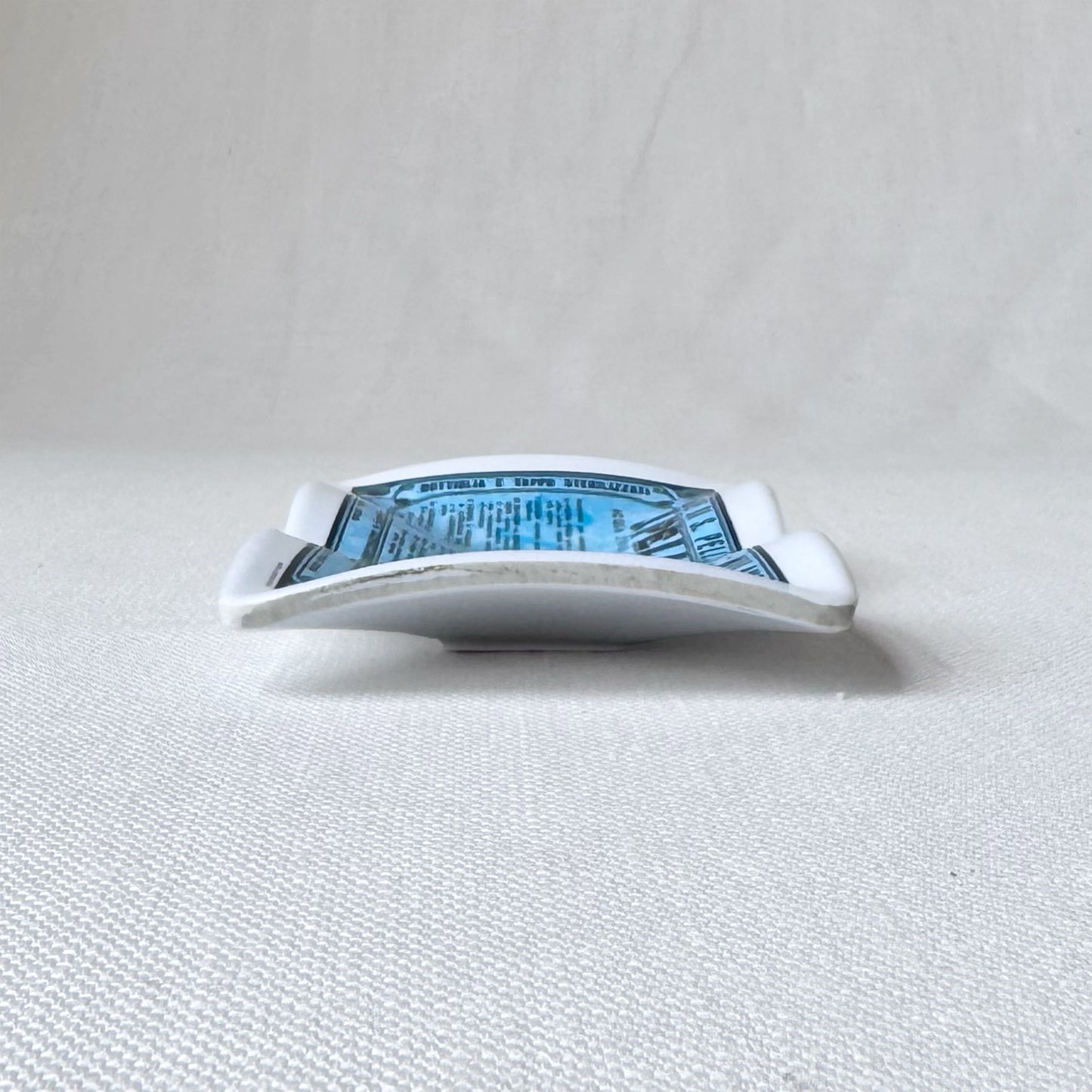 1969 'San Pellegrino' Wavy Melamine Ashtray