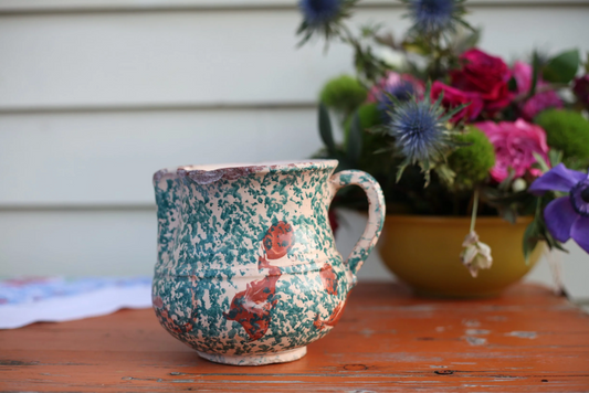 Antique Burgio Terracotta Jug