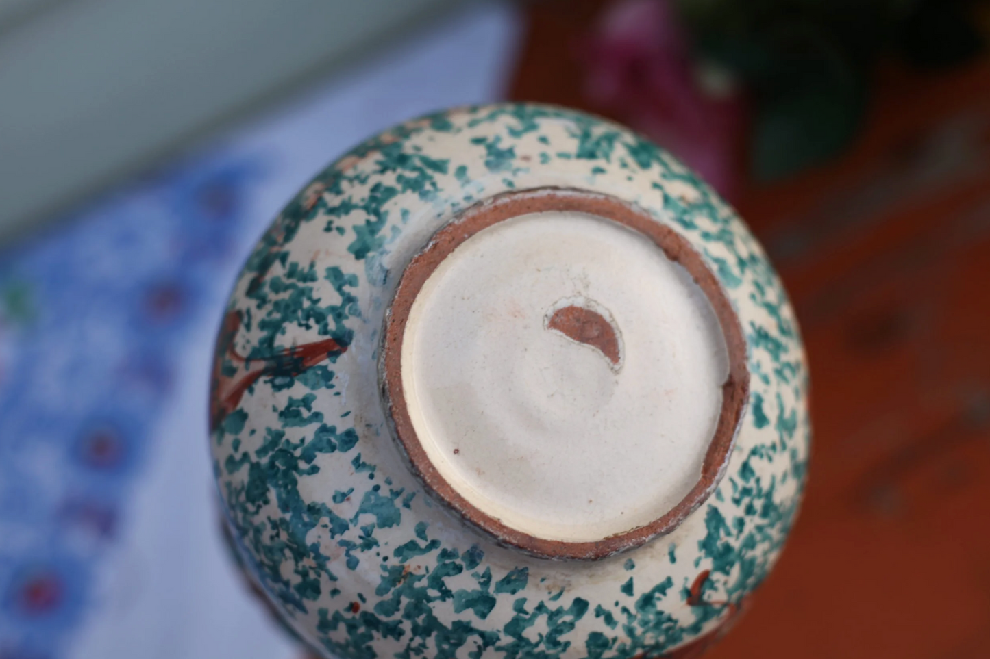 Antique Burgio Terracotta Jug