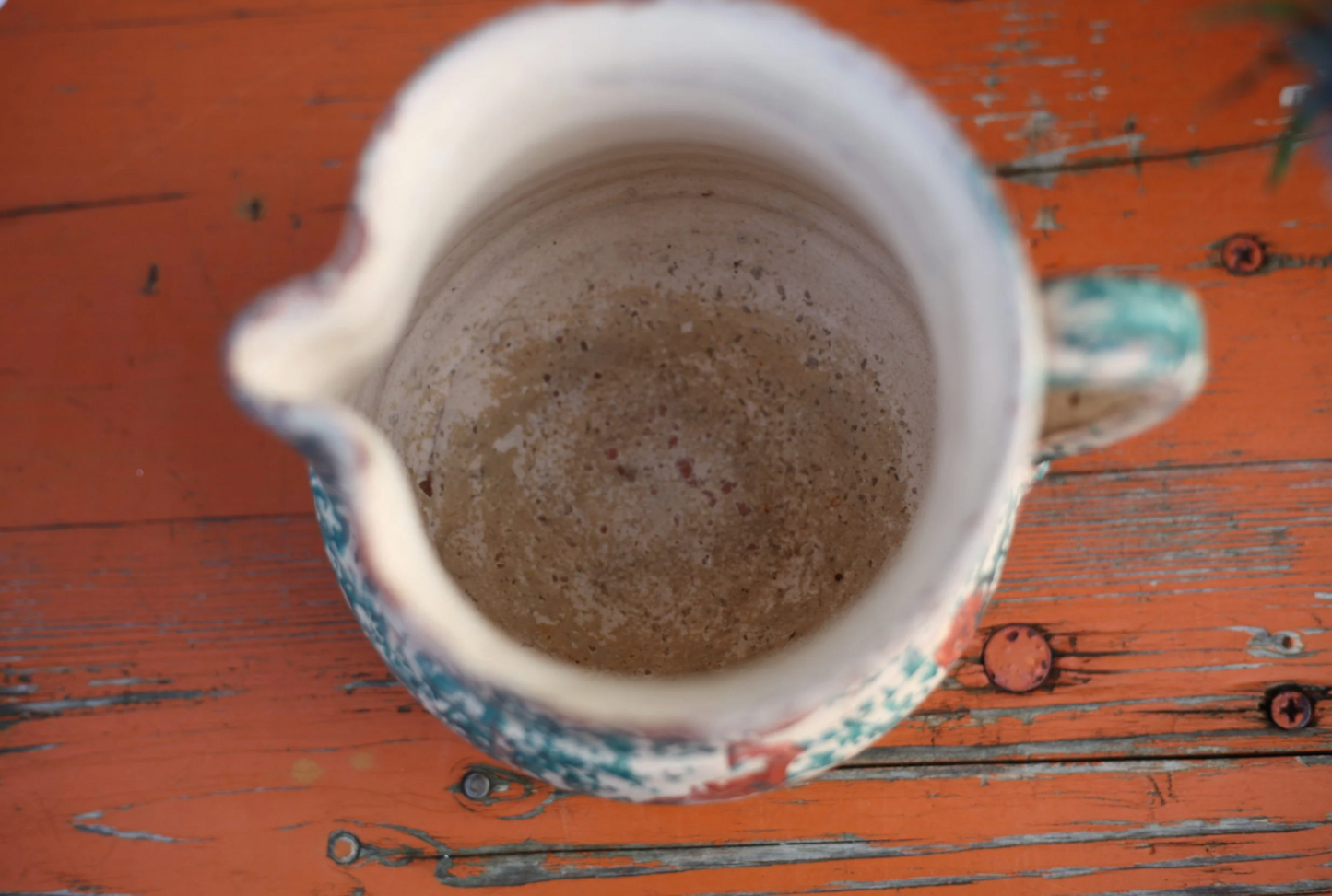Antique Burgio Terracotta Jug