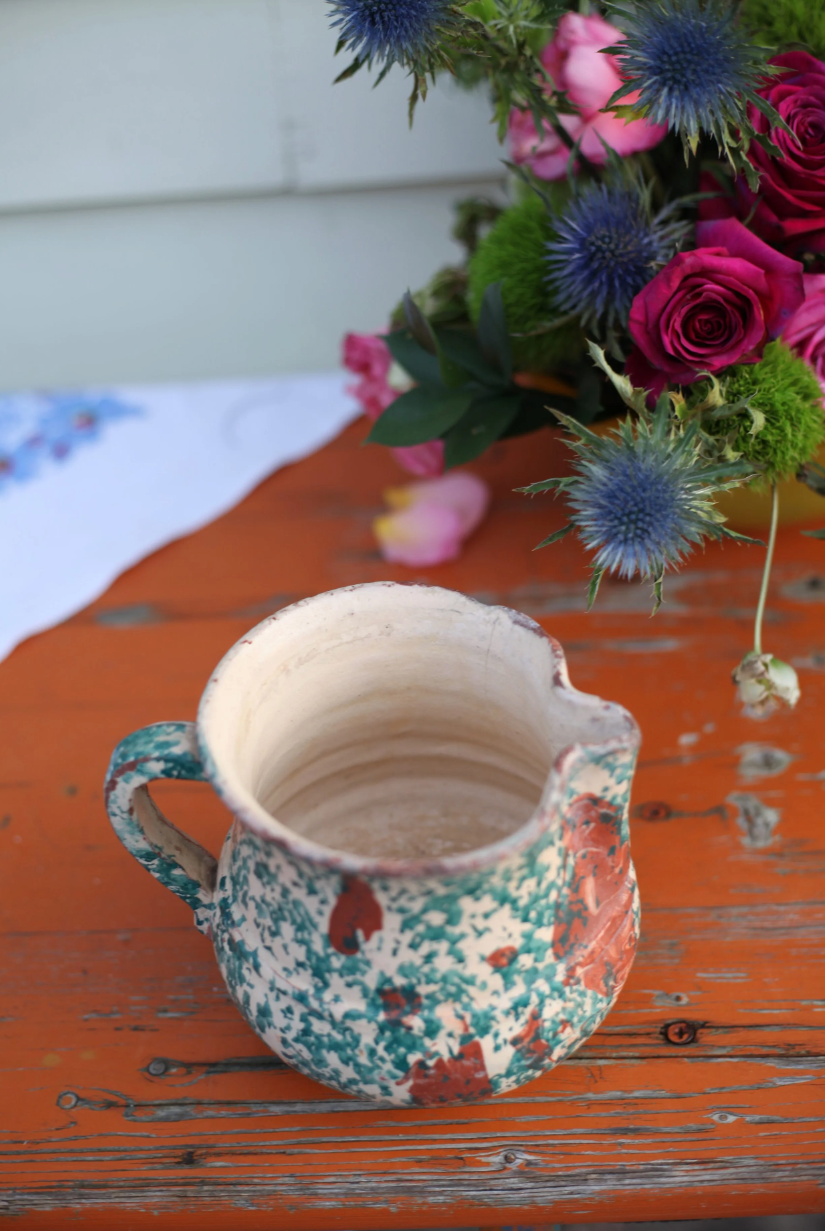 Antique Burgio Terracotta Jug
