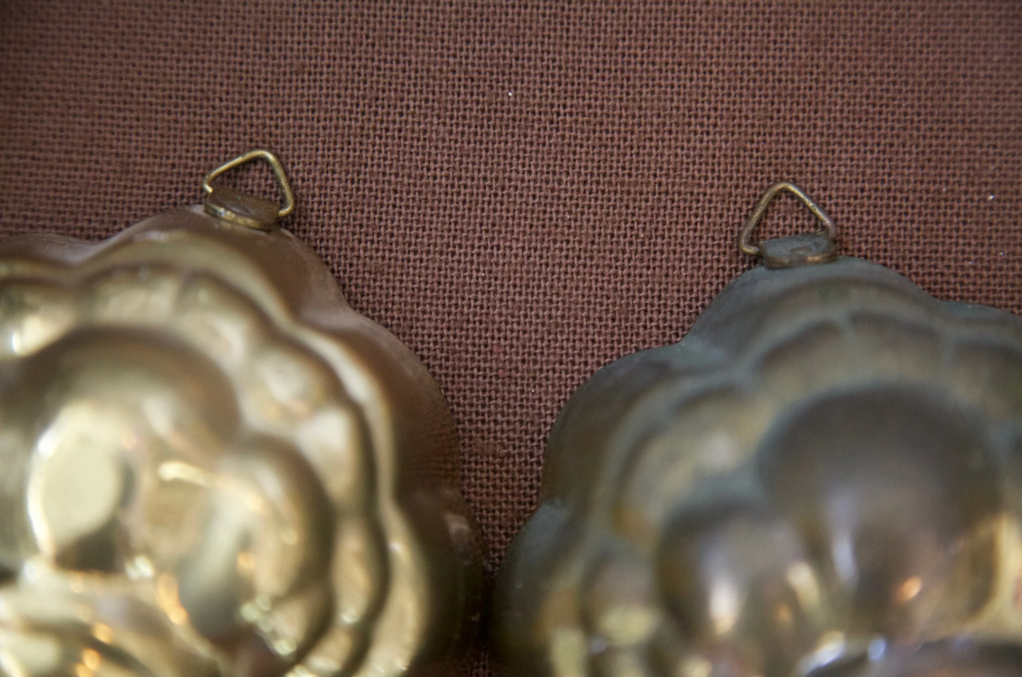 Vintage Twin Brass Lobster Molds