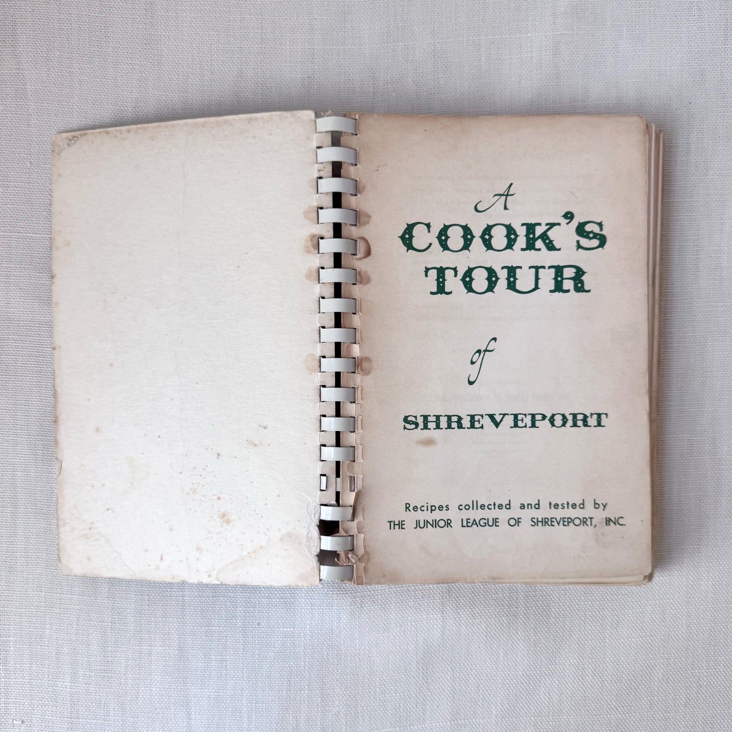 'A Cook’s Tour of Shreveport' Cookbook