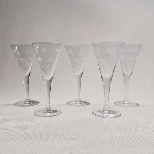 MCM Atomic Star Cordial Glasses