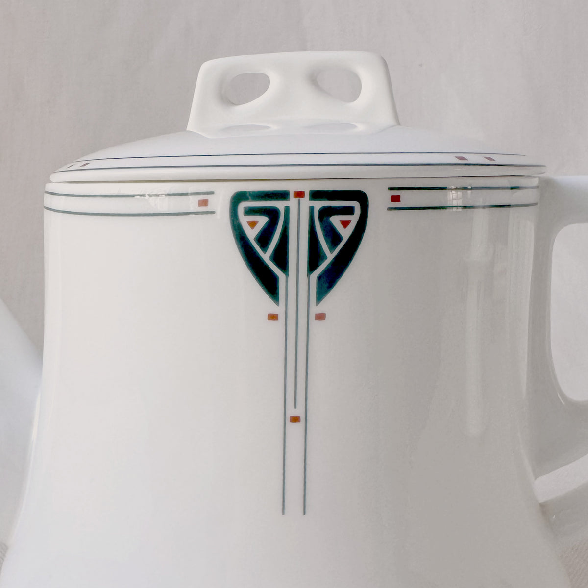 Vintage 'Dard Hunter' Viennese Pendant Tea Pot