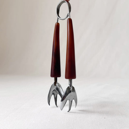 MCM Butterscotch Bakelite Ice Tongs