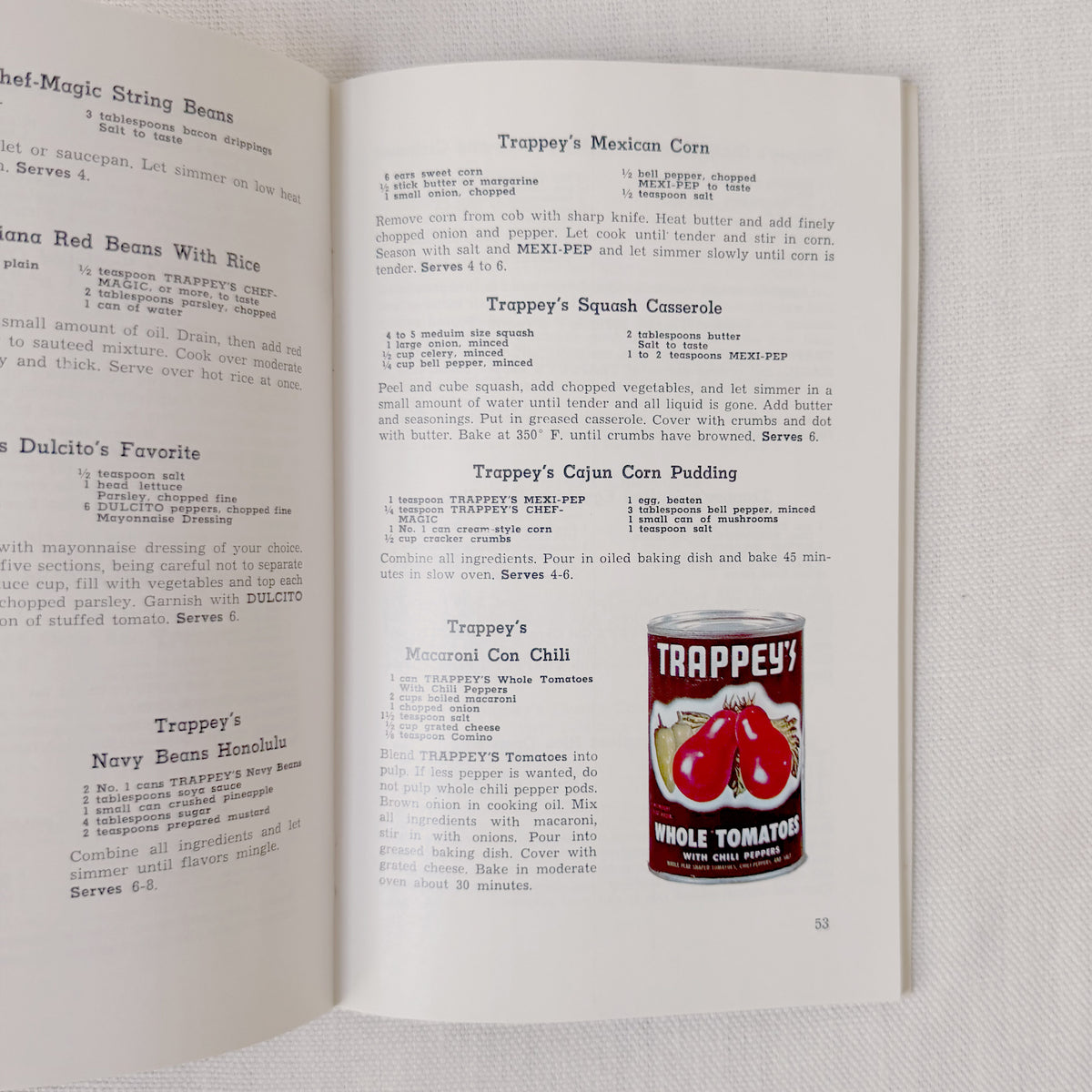 Vintage 'The Secret of Creole Cooking’ Trappey’s Promotional Recipe Cookbook