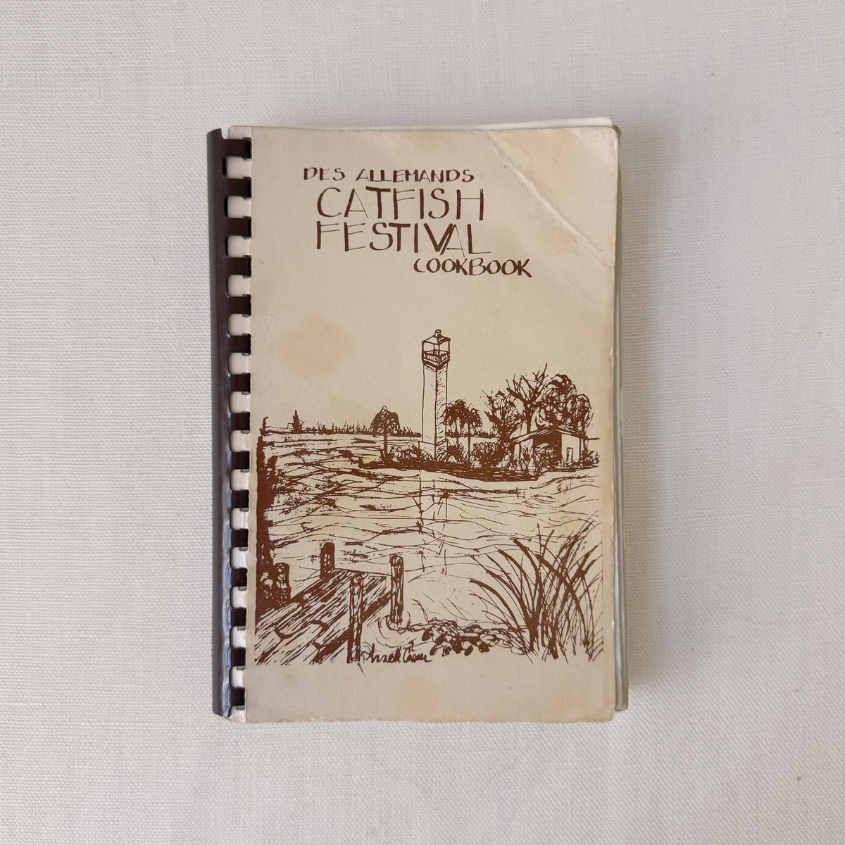 1984 'Des Allemands Catfish Festival' vintage cookbook