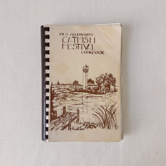 1984 'Des Allemands Catfish Festival' vintage cookbook