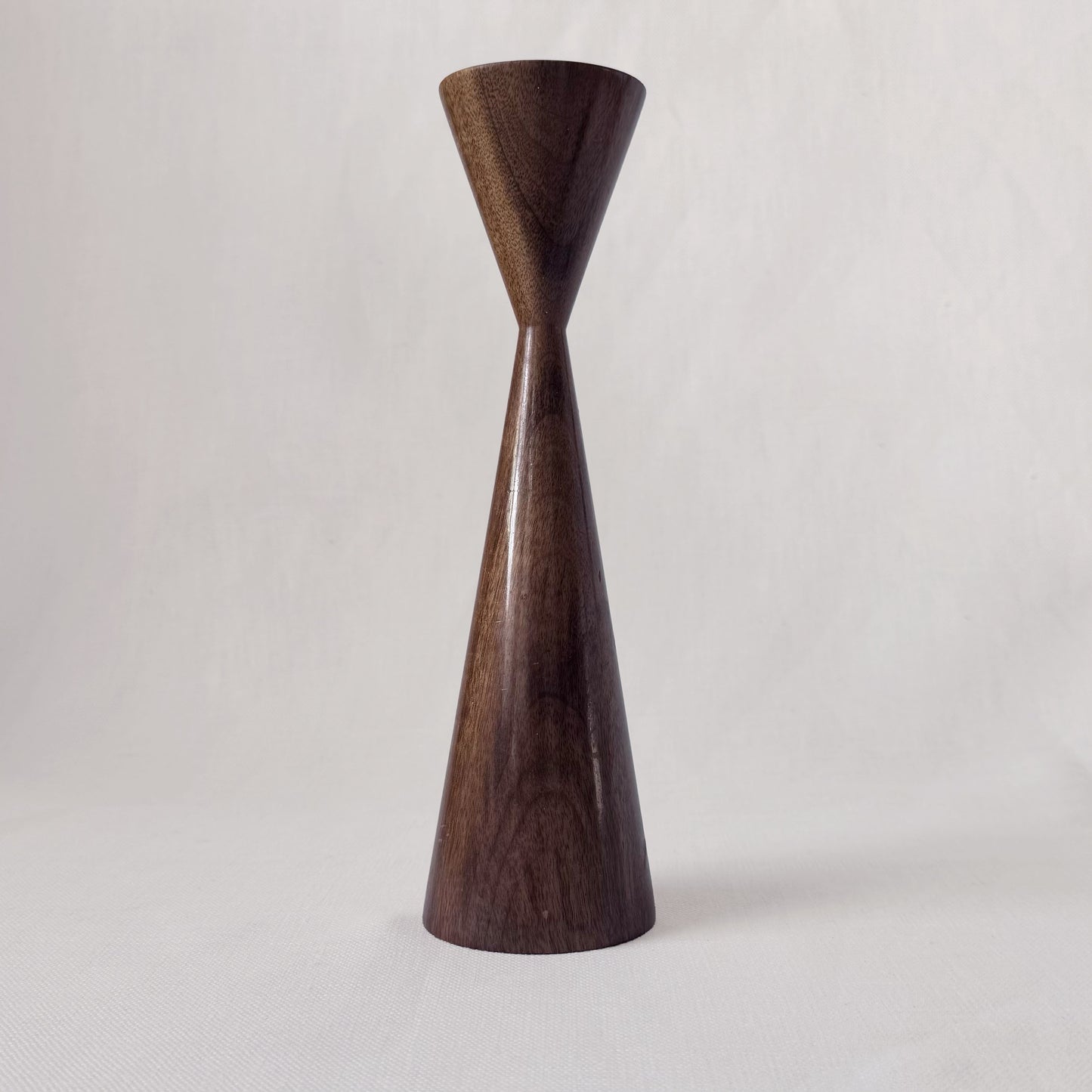 MCM Myrtle Wood Candlestick