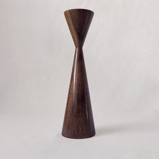MCM Myrtle Wood Candlestick
