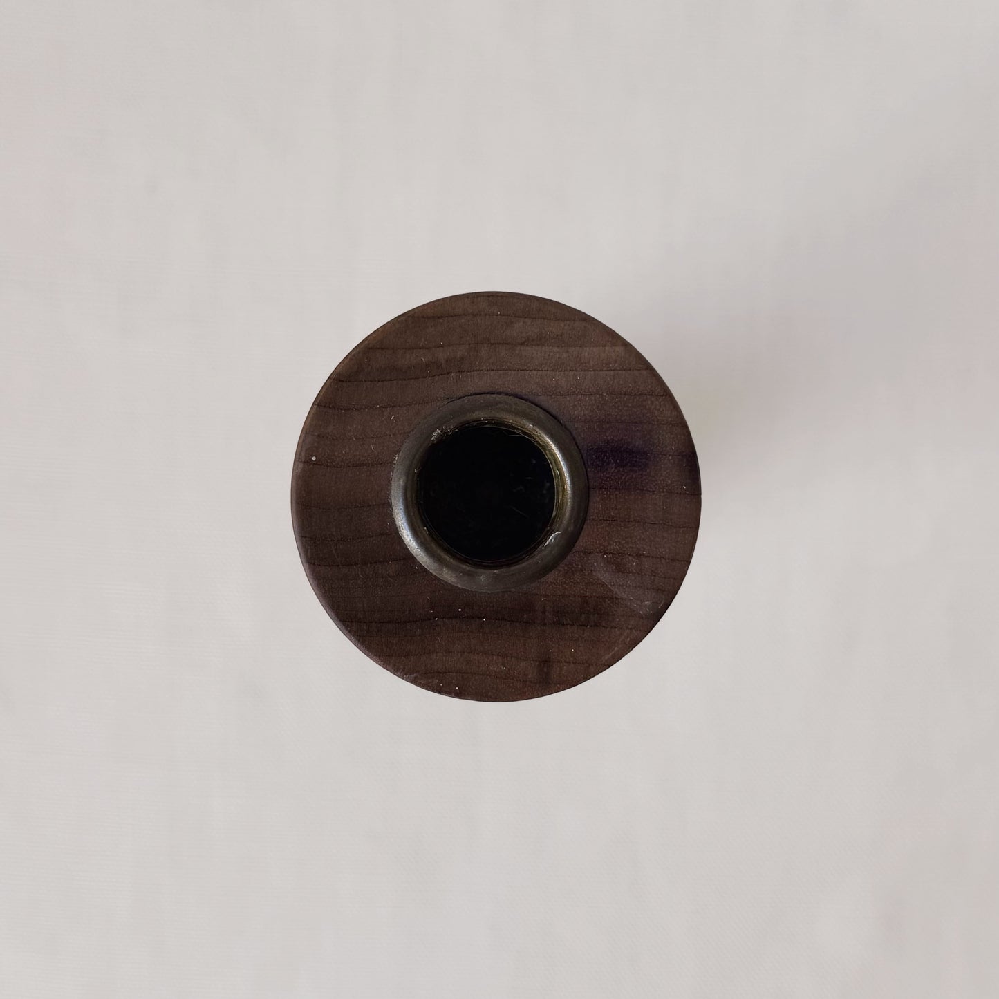 MCM Myrtle Wood Candlestick