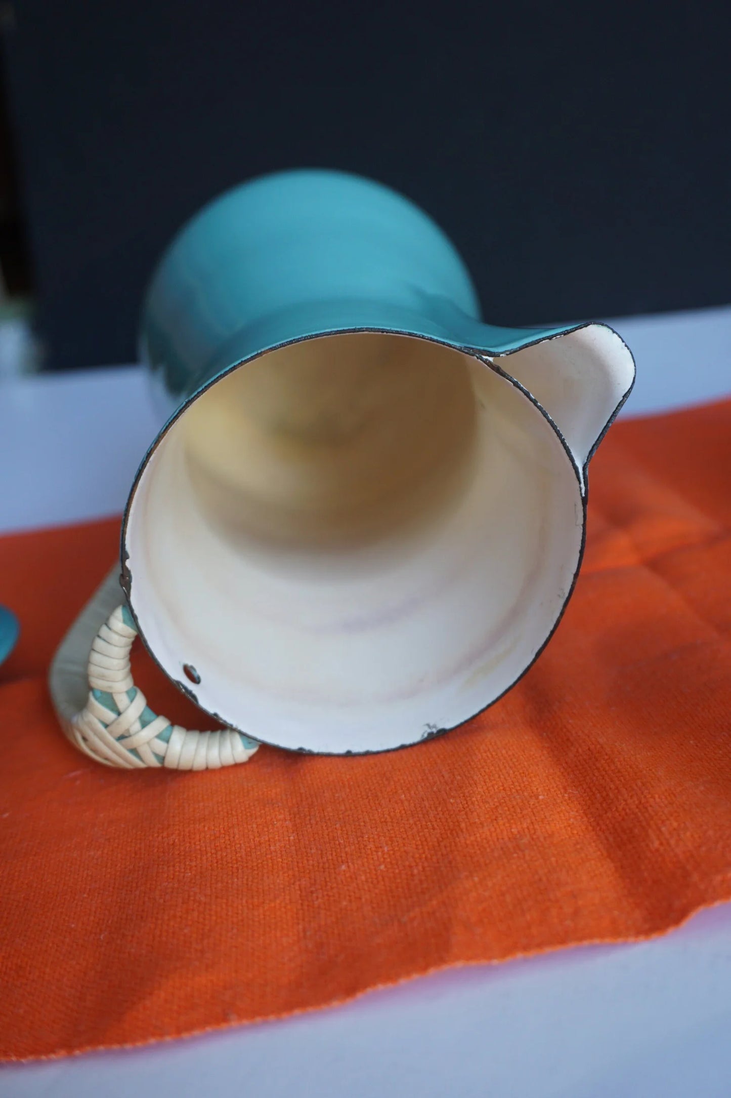 1950's Dansk Kobenstyle Turquoise Percolator