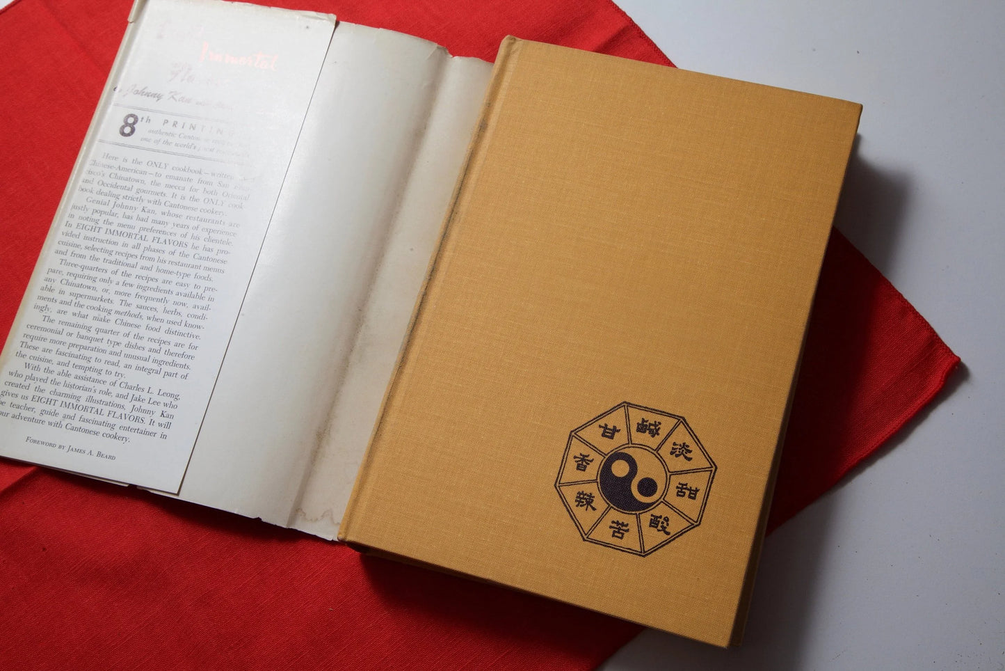 Eight Immortal Flavors Cookbook - Signed by Johnny Kan