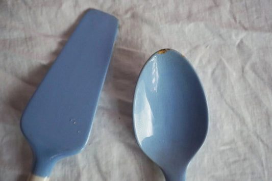 1930s Cake Server and Spoon