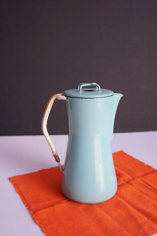 1950's Dansk Kobenstyle Turquoise Percolator
